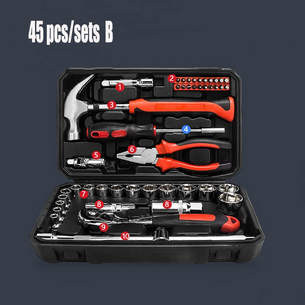 Мотоцикл набор инструментов для ремонта автомобиля ключи дюймовый стандарт