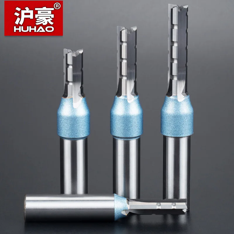 HUHAO 1/2 &quotхвостовик 3 фрезы TCT прямые Обрезка концевые для МДФ фанеры ДСП |