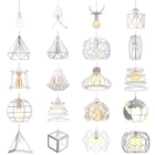 Винтажный подвесной светильник в стиле ретро Лофт индастриал, домашняя лампа с абажуром для гостиной, кухни, декоративная лампа