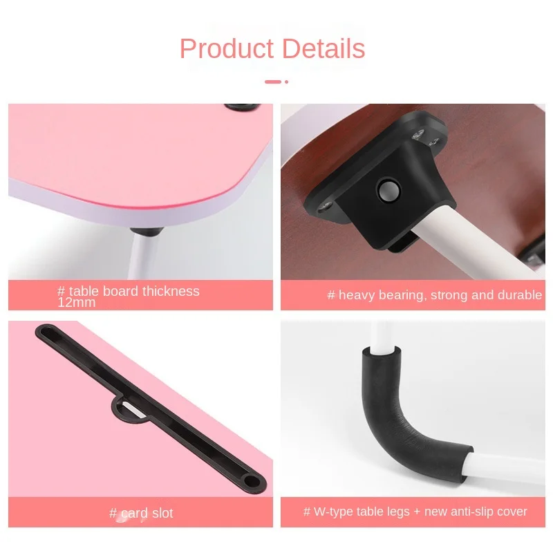 

Столик для кровати, складной столик для колледжа, студенческого общежития, стол для ноутбука, для дома, для гостиной, для детей, небольшой ст...