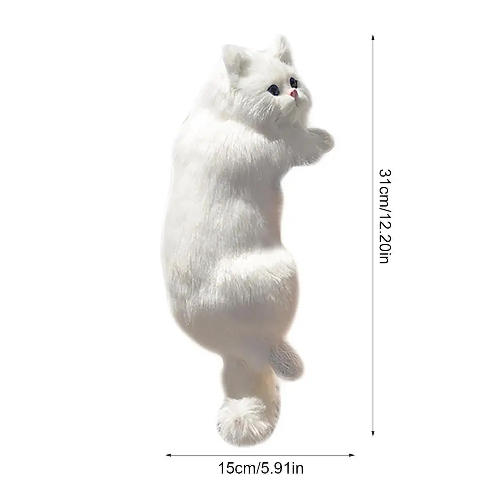 

Simulation Furry Hanging Cat Plush Hanging Kitten Toy Home Decor Home TV Decoration Child Gift Home Decor Soft Toy Child Gift