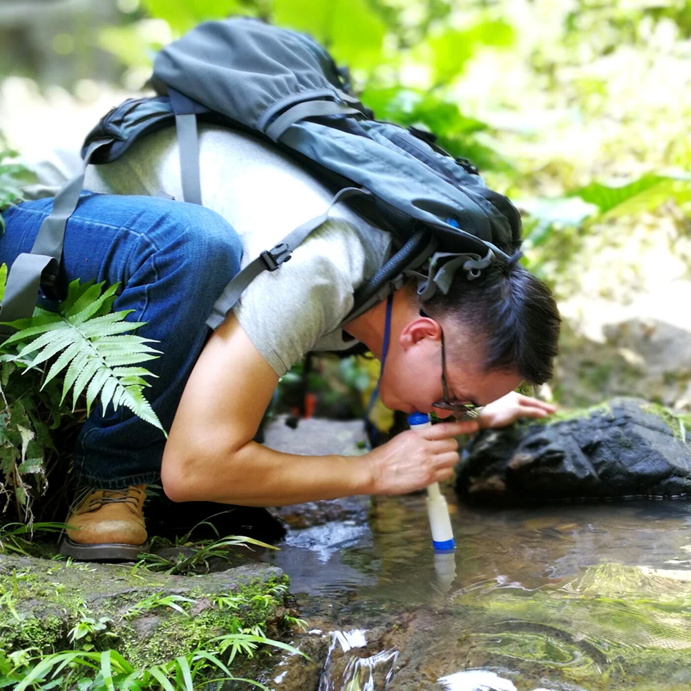 Кемпинг фильтр для воды соломинка очиститель система фильтрации нижняя нить