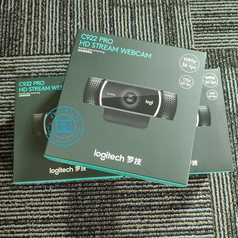 Веб камера Logitech C922 Pro с автофокусом и микрофоном потоковая видео веб 1080P Full HD со