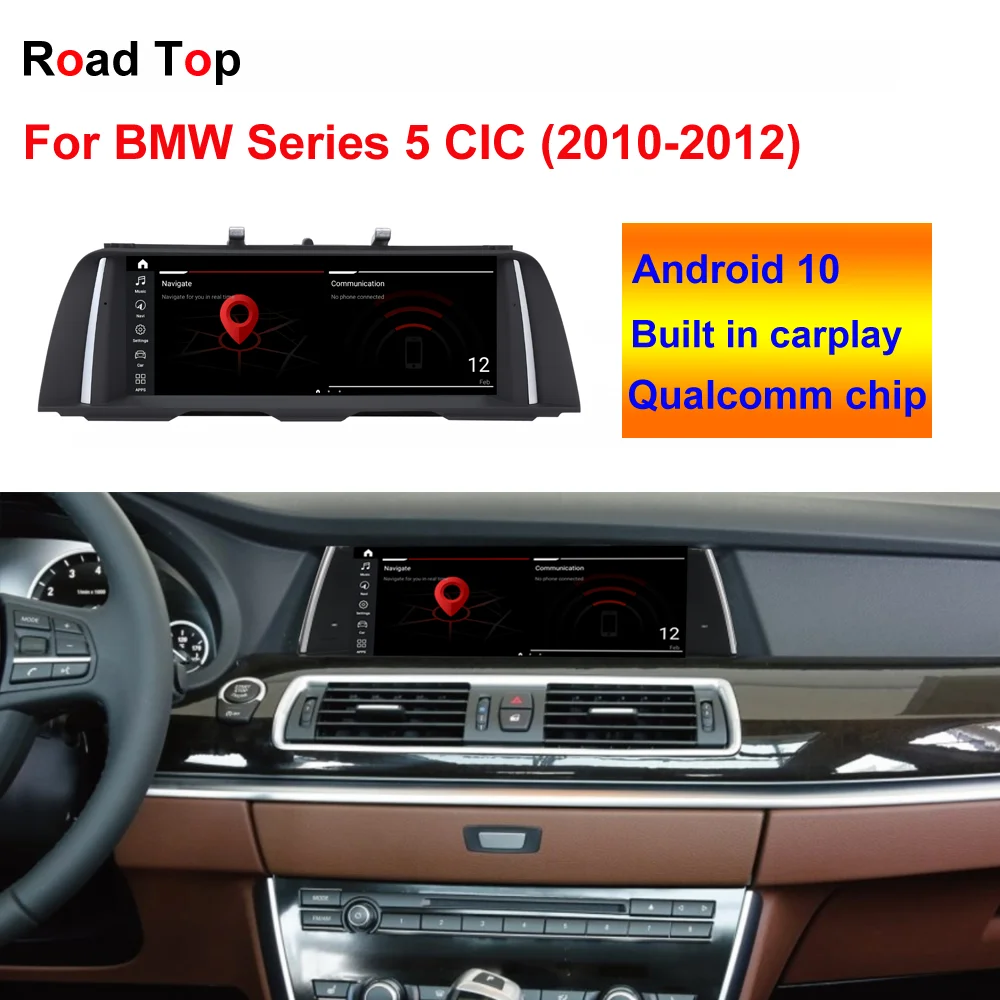 10 25 &quotAndroid OS сенсорный экран для BMW серии 5 F10 F11 CIC 2010-2012 с мультимедийным