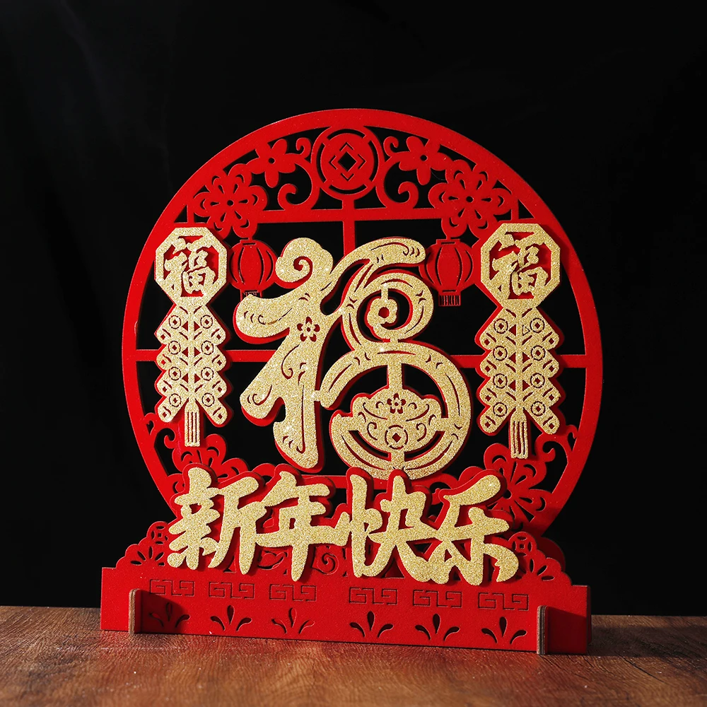 

Red Chinese New Year Spring Festival Decorations DIY Red Fu Tassel Ornaments Pendant Chinese 2022 New Year Party Decorations