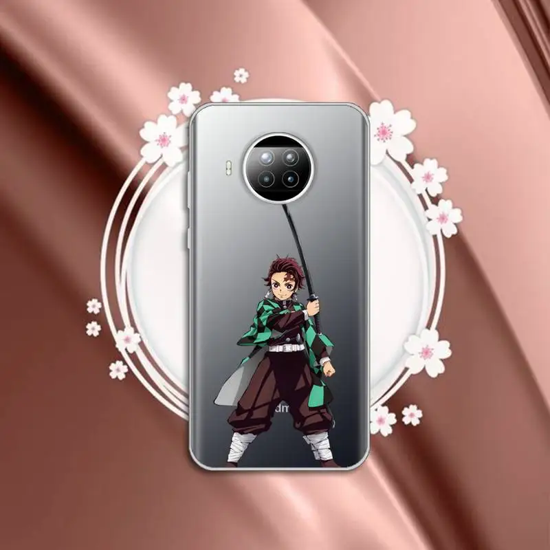 

Demon Slayer nezuko Kimetsu Phone Case Transparent for Xiaomi mi Redmi note 10 t 8 9 pro lite 11 Samsung S 8 9 10 20