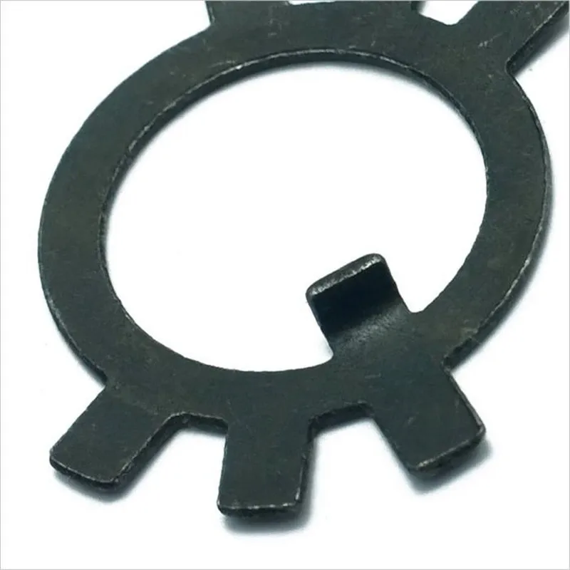 M64-200 DIN70952 GB/T858 Tab Washers For Slotted Round Nuts Six-jaw Retraction Ring Stop Washer Lock Gasket Spacer | Обустройство