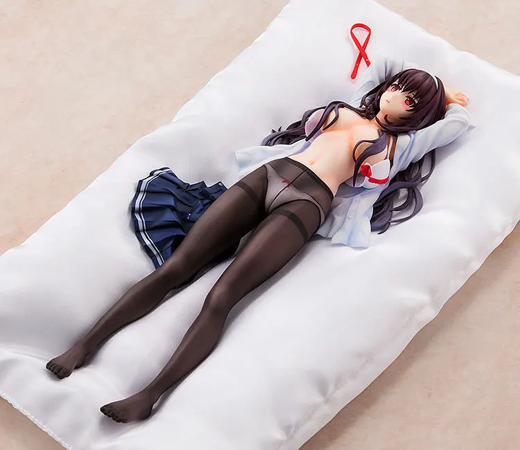 24 см аниме Kasumigaoka Utaha ПВХ фигурка сексуальная девушка открытая одежда лежа осанка