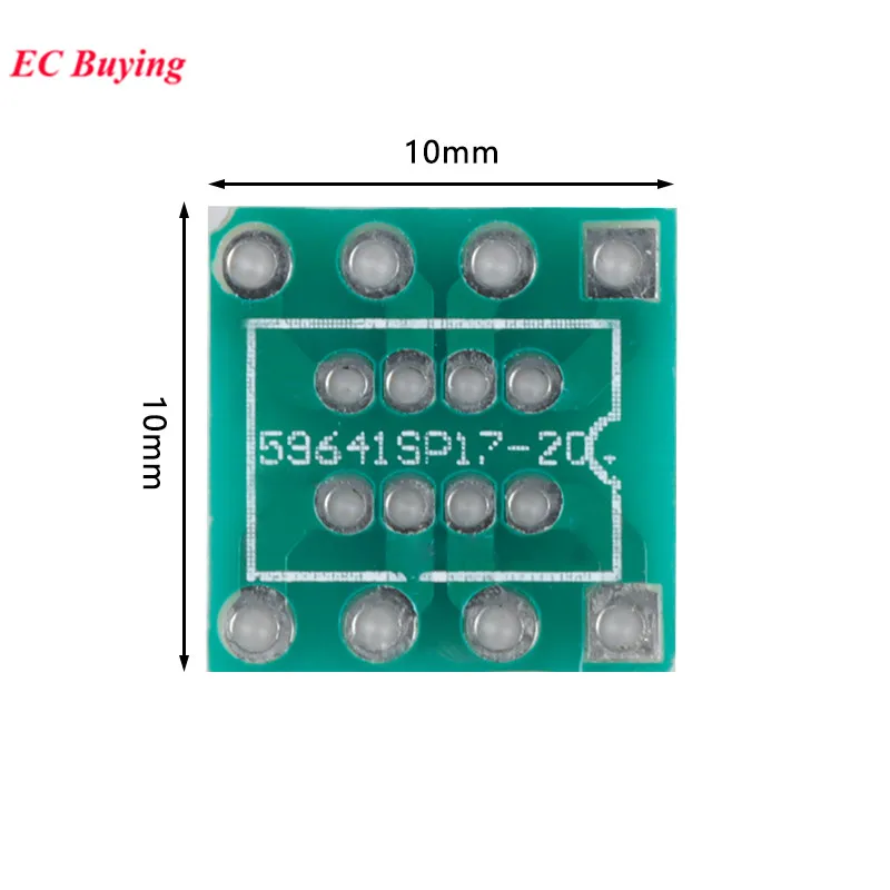 10PCS DIP8 SOP8 Transfer Board Adapter PCB Pinboard DIP8 to SMD DIP Pin IC Test Plate 1.27mm Turn 2.54mm Converter Socket images - 6