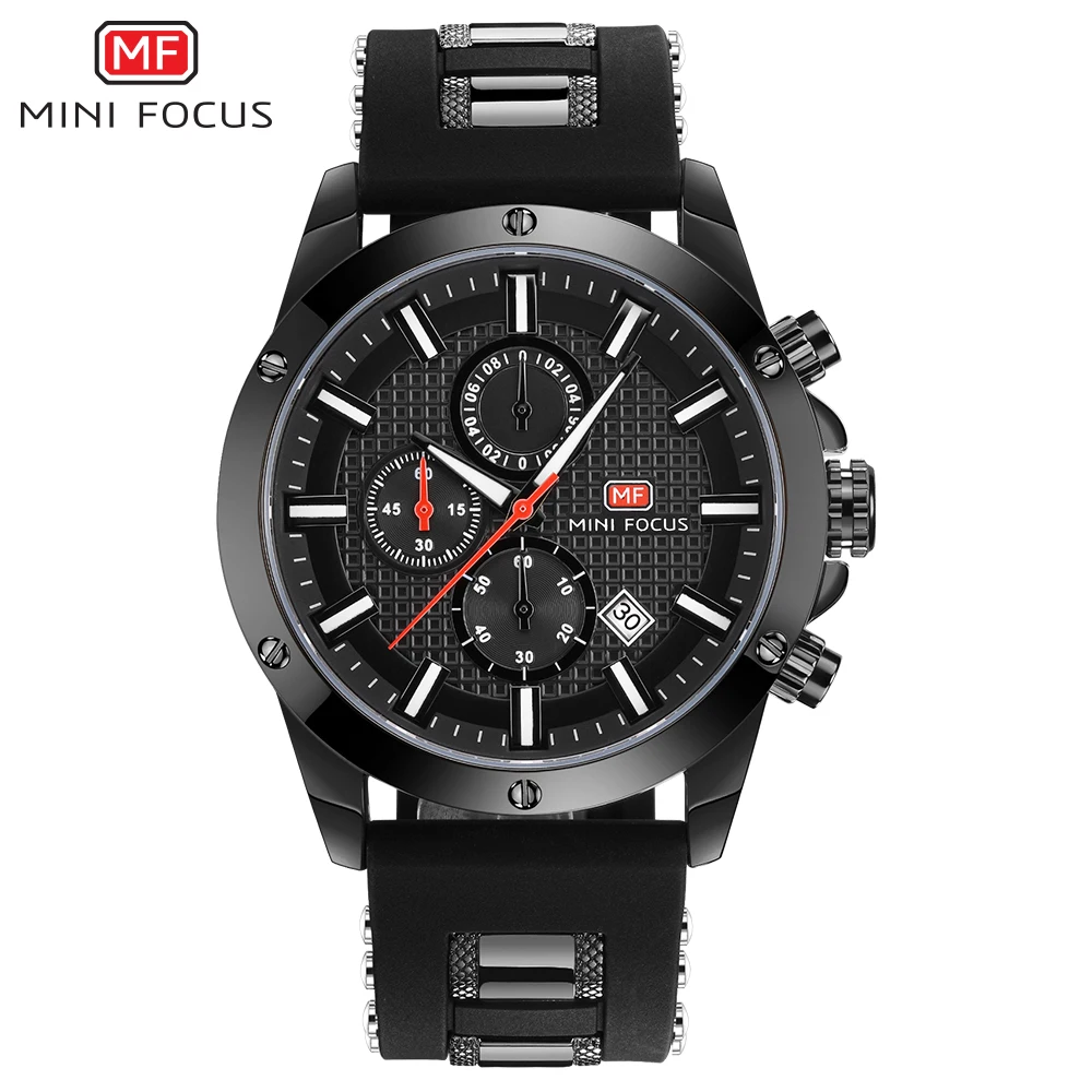 

2020New Brand Fashion Casual Men Watch Silicone Strap Multi-function Waterproof Quartz Men Watch Business Watch RelogioMasculino