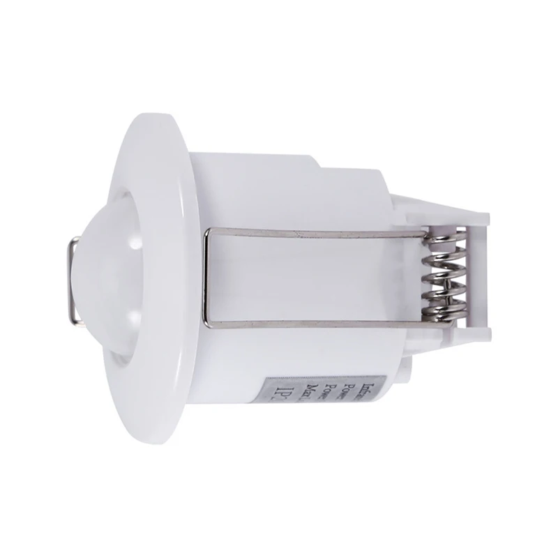 Инфракрасный датчик движения Сенсор переключатель ПВХ Встроенный Настенный