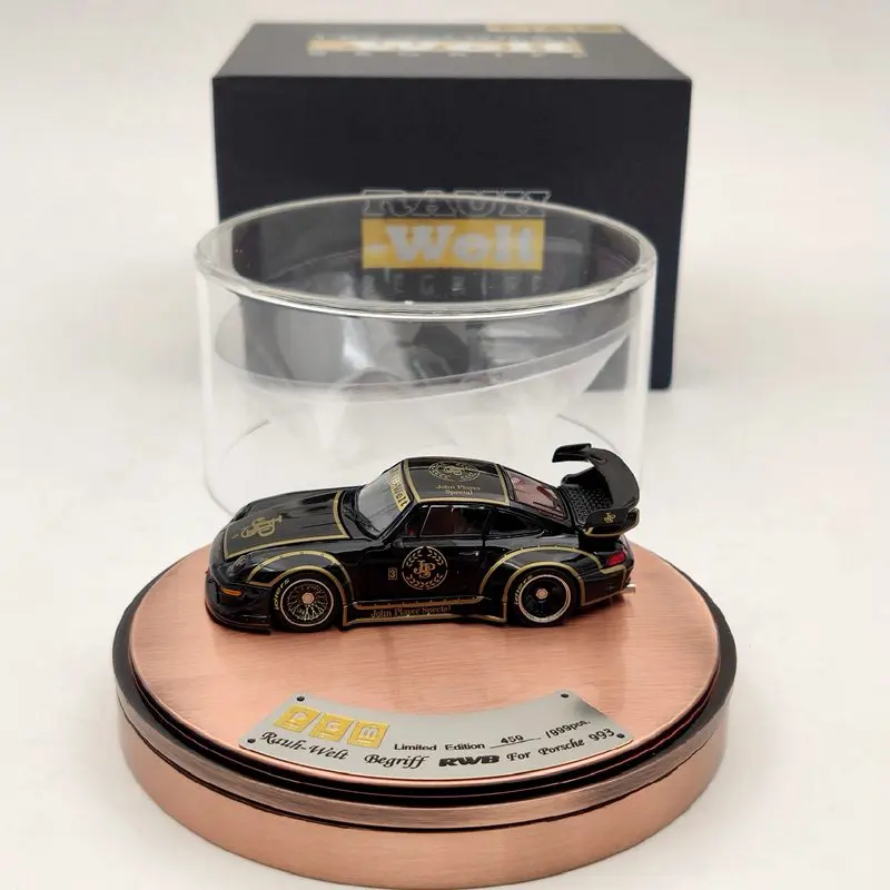 

PGM 1:64 для P ~ sche 993 RWB Rauh Welt Begriff литье под давлением модели Ограниченная серия игрушечных автомобилей