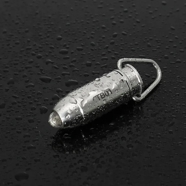 Jiguoor TB-01 пуля медь/нержавеющая сталь 45LM мини брелок со светодиодным светодиодный
