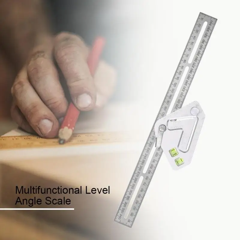 Алюминиевый сплав инженеры линейка комбинация квадратный уровень угол