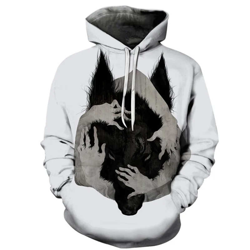 

Унисекс Одежда для вечевечерние НКИ на Хэллоуин, новая модная Свободная Повседневная Толстовка с длинным рукавом и принтом для выступлений...