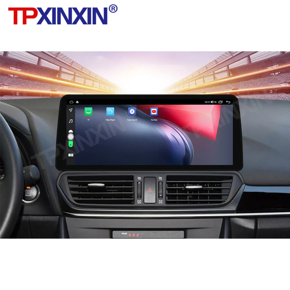 구매 Mazda 3 Angkesaila2014-19 안드로이드 10 6 + 128G ROM 자동차 라디오 플레이어 GPS 네비게이션 스테레오 Headunit 무선 Carplay