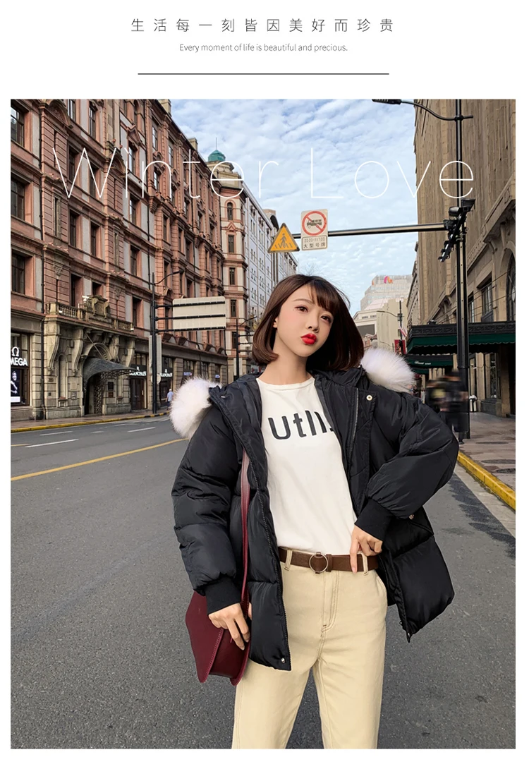 

2019 new autumn winter women fashion casual warm jacket female bisic coats Lady overcoat woman parka female coat