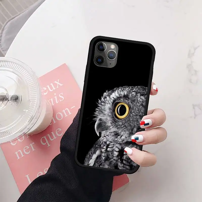 

Cartoon cute animal owl bird Phone Cases for iPhone 11 12 mini pro XS MAX 8 7 6 6S Plus X 5S SE 2020 XR
