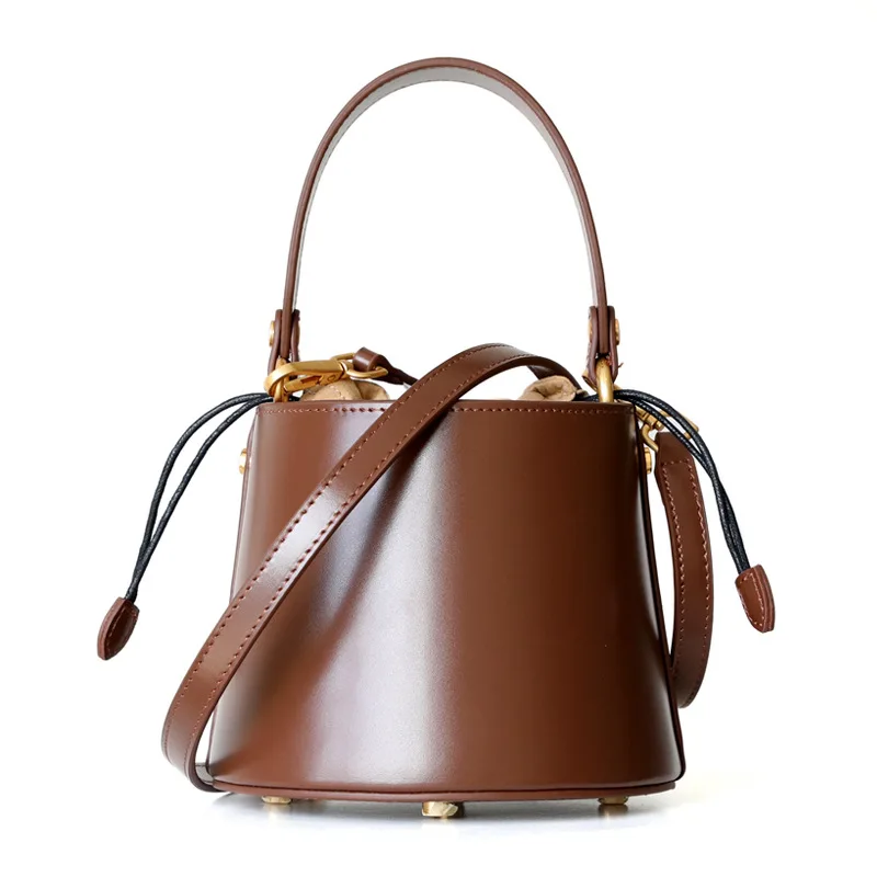 

Mini Bucket Bag Women 'S Leather Shoulder Crossbody Portable