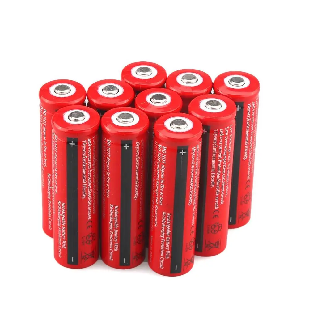 

1PCS 3.7V 4000MAH 18650 Rechargeable Battery 18650 Li-Ion Battery 4000mAh Lithium Battery For LED Flashlight Torch