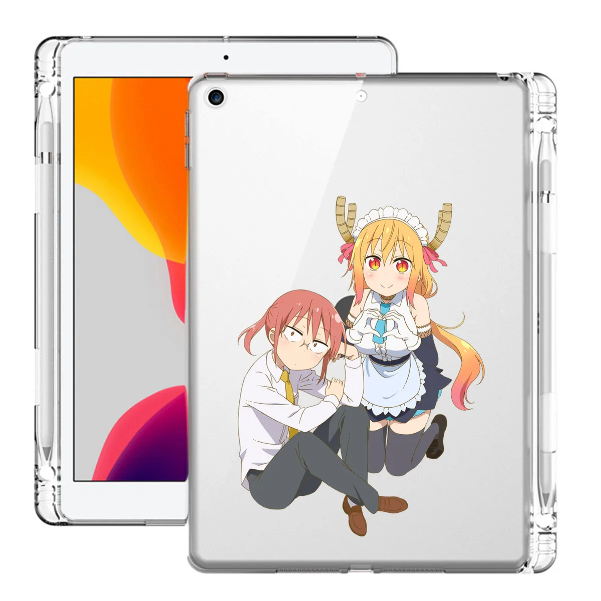 Чехол с аниме для iPad Pro 2020 10 2 8 поколения Air 4 Clear Mini 5 7 6 11 Miss Kobayashi's Dragon Maid |