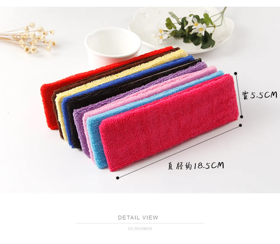 Спортивная поглощающая повязка на голову Модная стильная для волос карамельных