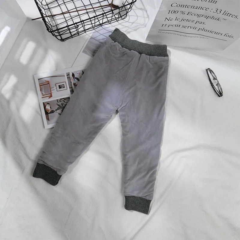 Осенне зимние леггинсы для маленьких мальчиков и девочек с крученой веревкой