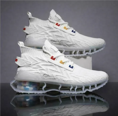 

New Men's Athletic Sneakers Lace UP Casual Sports Running Breathable Shoes