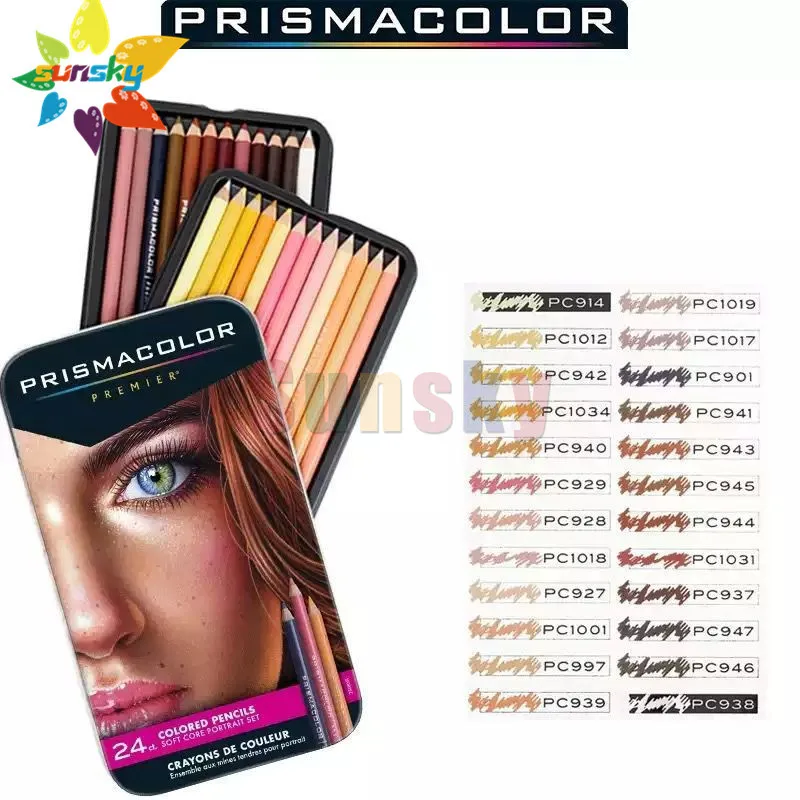 Sanford Prismacolor Crayons Couleur Premier 24/Pkg-Verithin 