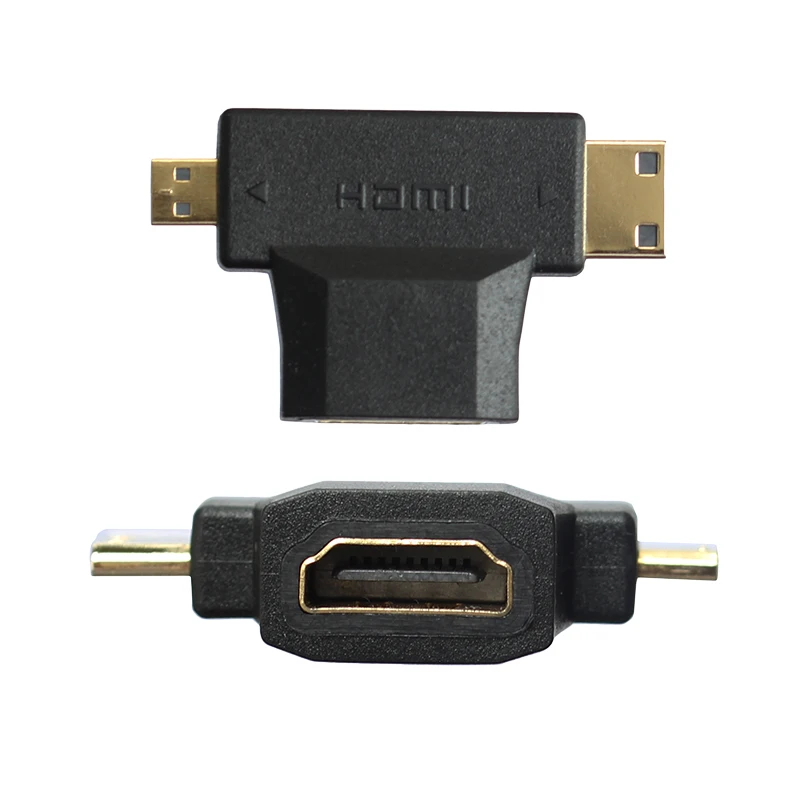 HDMI to Micro MINI адаптер 2-в-1 однообъективных зеркальных камер DV плоским HD разъем