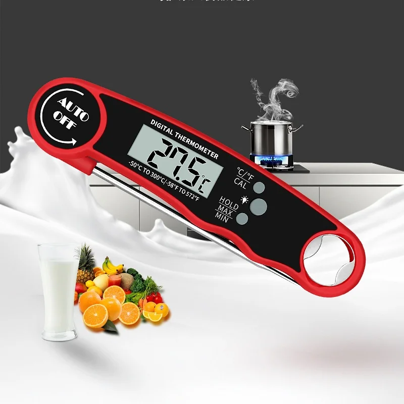 

Kitchen thermometer, folding probe food thermometer, water thermometer