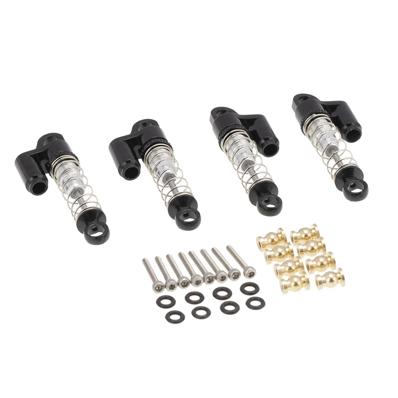 

8Pcs Metal Shock Absorber Damper Upgrade Parts for Axial SCX24 90081 1/24 RC Crawler Car Accessories,Black & Blue