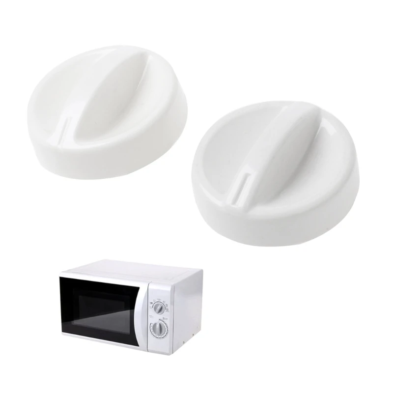 2Pcs Universal Microwave Oven Plastic Spool Rotary Knob Timer Control Switch New M2EE | Бытовая техника
