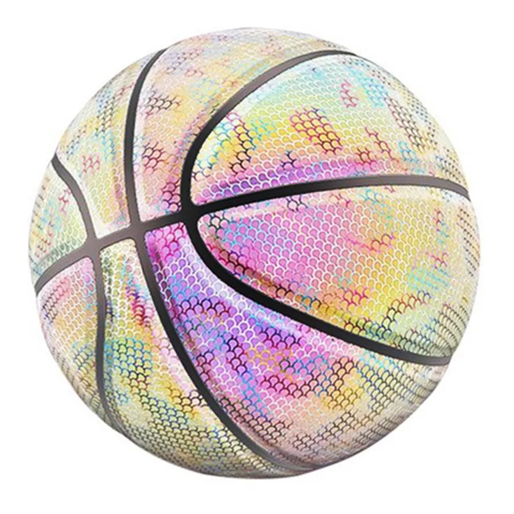 

Светящийся светоотражающий баскетбольный ночной красочный износостойкий баскетбольный спортивный мяч WHShopping