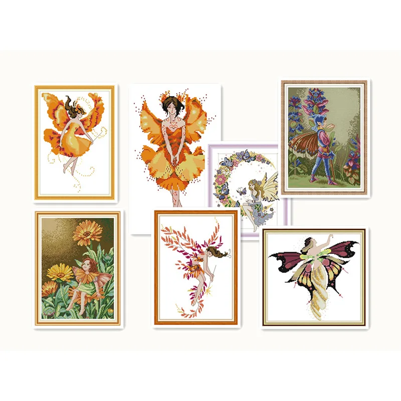 Набор для вышивки крестиком Вечная любовь бабочка|Упаковка| |