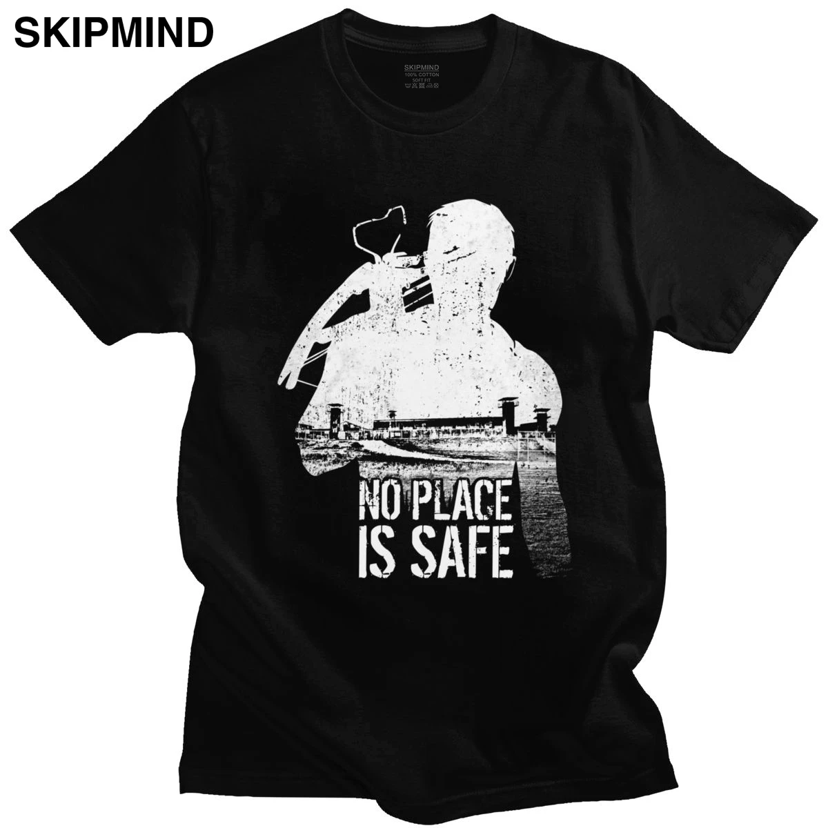 Проблемные с изображениями из сериала Ходячие мертвецы футболка Для мужчин