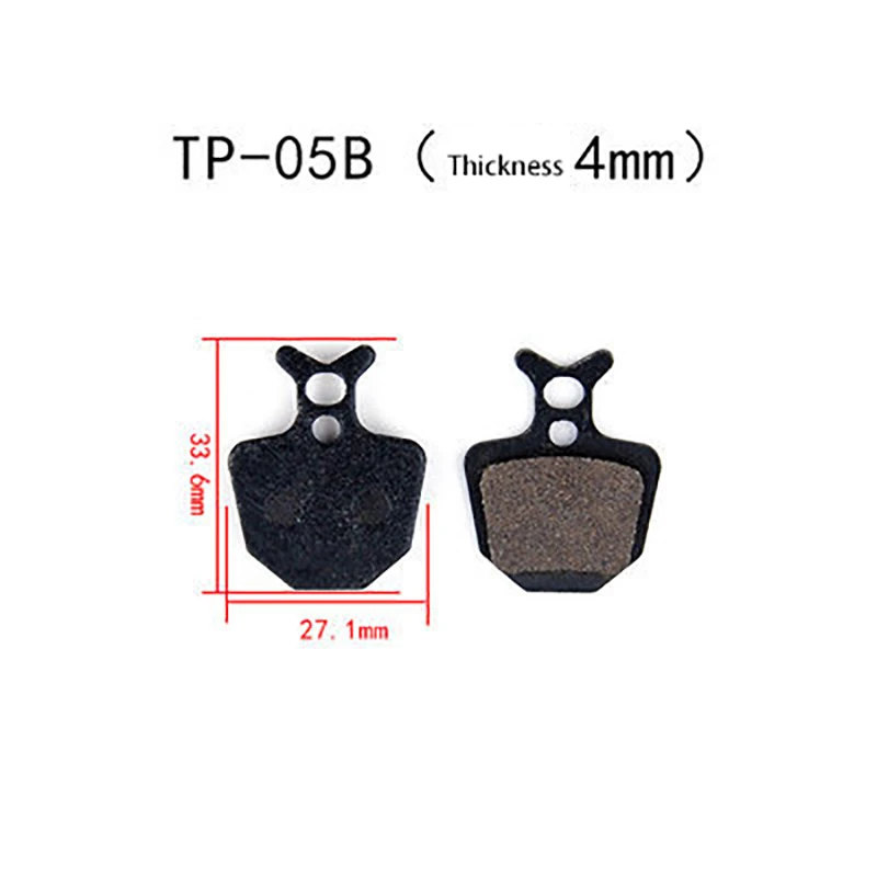 TP-05B 1 пара(2 шт.) MTB велосипедный велосипед велосипедные дисковые Тормозные колодки полуметаллические тормозные колодки для SHIMANO SRAM AVID HAYES TEKTRO Magura Formula - Цвет: TP-05B