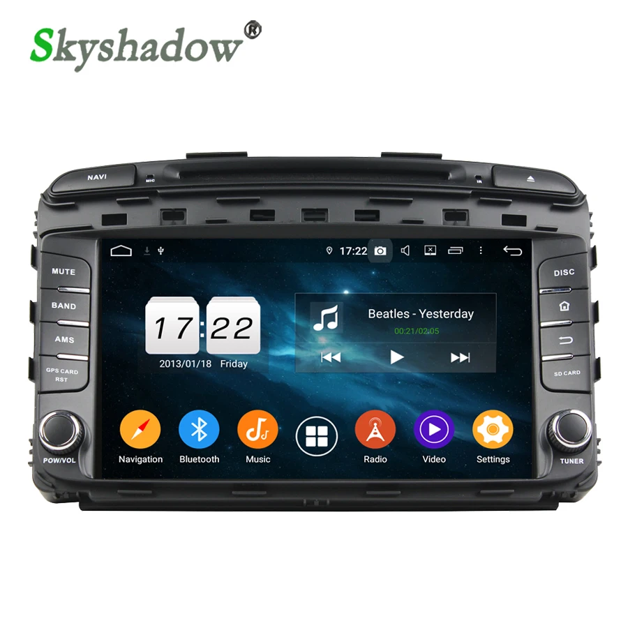 DSP IPS Android 10 Восьмиядерный 4 Гб + 32 ГБ Bluetooth 5 0 Wifi GPS карта мультимедийный