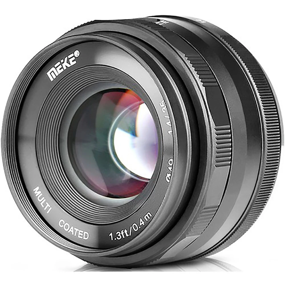 

Meike 35 мм F1.4 APS-C Стандартный объектив с фиксированным фокусом для камеры Olympus Panasonic M4/3 крепление беззеркальной камеры