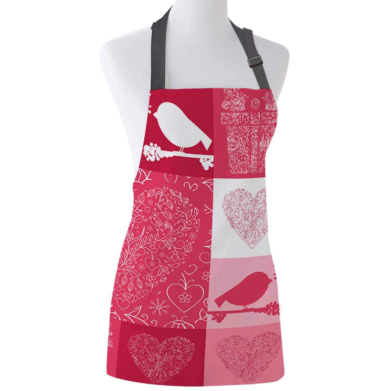 

Lover'S Love Gift Print Apron Print Unisex Kitchen Bib with Adjustable Neck for Cooking Gardening