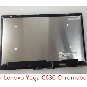 15 6 4k fhd lcd display for lenovo yoga c630 chromebook c630 15 lcd touch screen digitizer assembly with bezel free global shipping