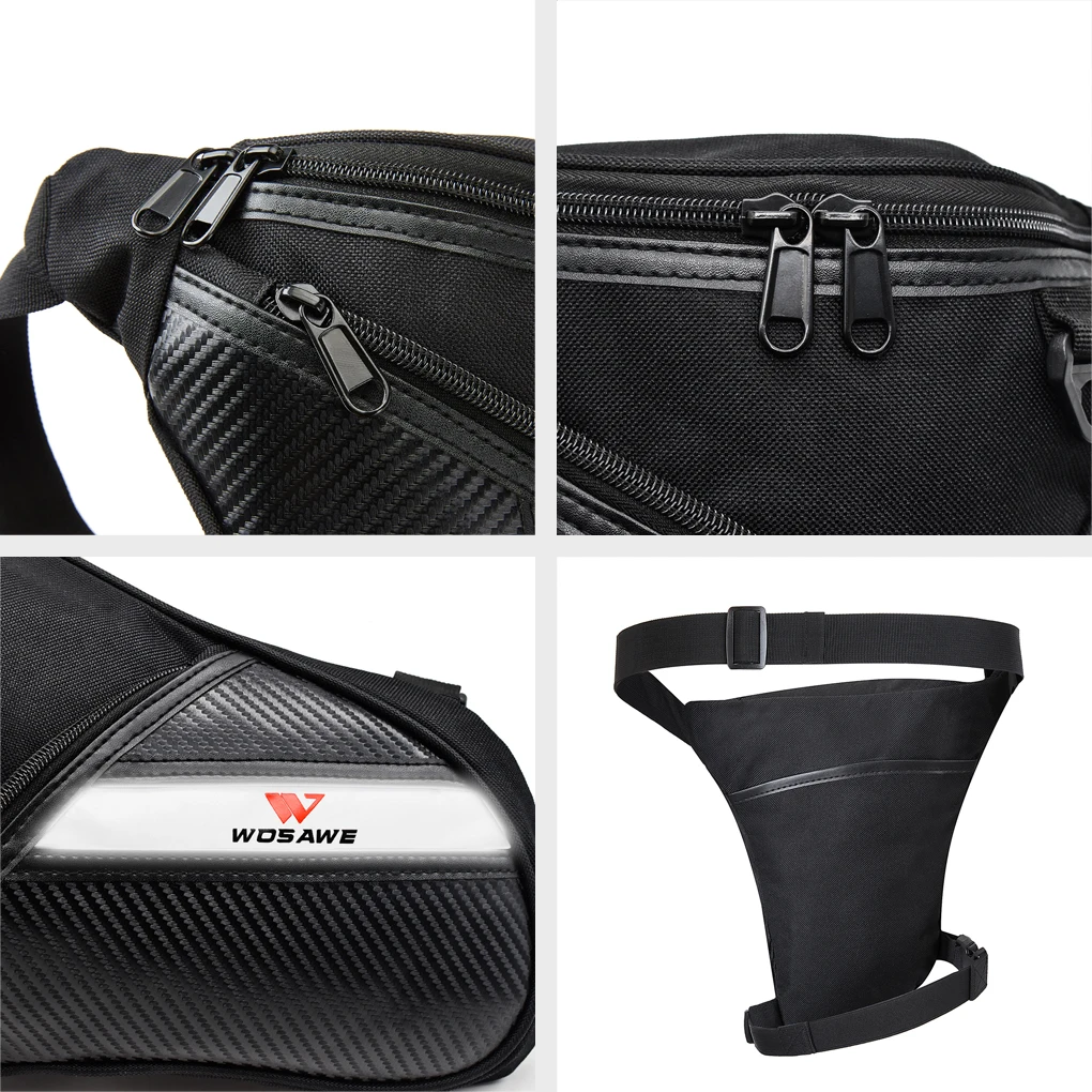 WOSAWE Водонепроницаемая мотоциклетная сумка для ног поясная мотокросса| |