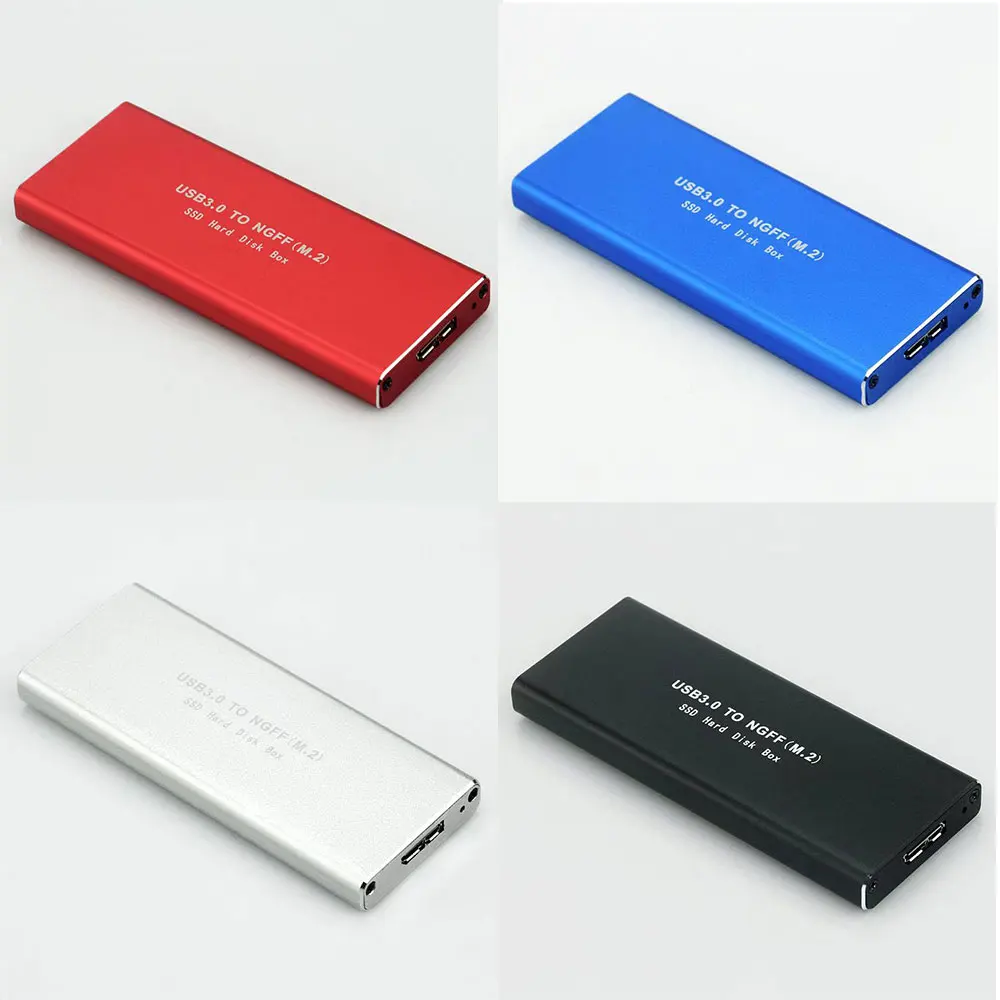 

M.2 NGFF Case Box 5Gbps USB3.0 B KEY SATA NGFF M2 SSD Case Converter Adapter NGFF Enclosure for 2230 2242 2260 2280 M2 SSD Drive