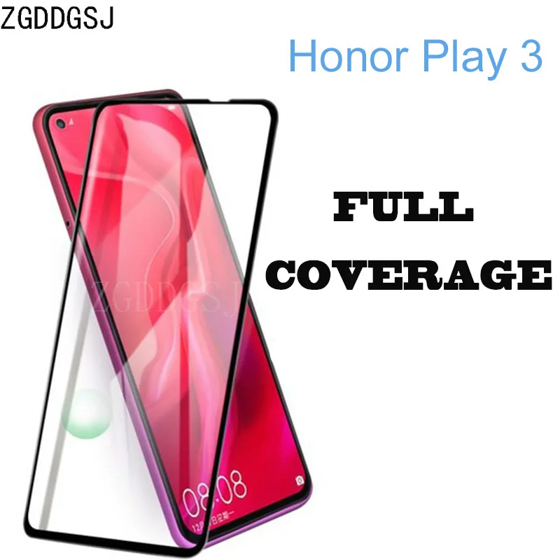 

Защитное стекло с полным покрытием 9D для Huawei Honor Play 3, закаленное стекло, Защита экрана для Huawei Honor Play3 Play 3, безопасная пленка