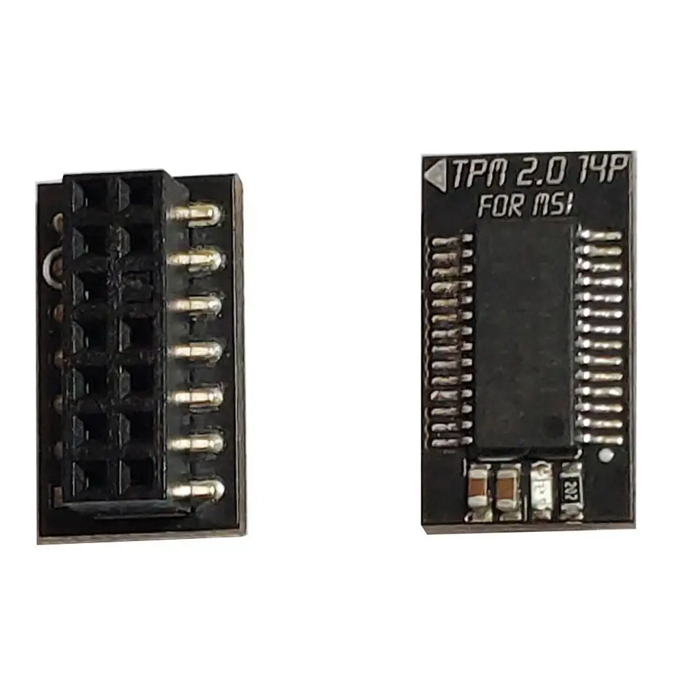 

TPM 2.0 14 Pin Encryption Security Module Remote Card Support Multi-brand Motherboard