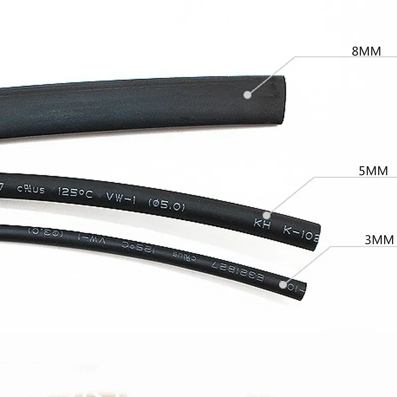 Термоусадочная трубка для электромобиля 10 метров защитная диаметр 8 мм 5 3 |