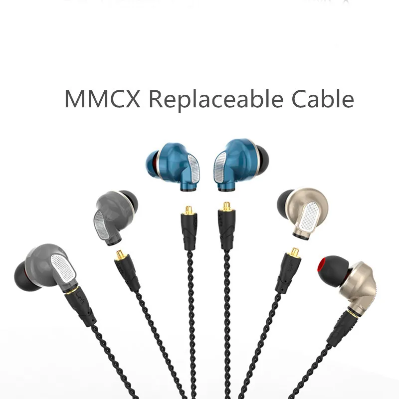 SENFER DT6 PRO 1DD + 2BA гибридные наушники в ухо HIFI DJ бег спортивные съемный MMCX кабель V90 ZSN