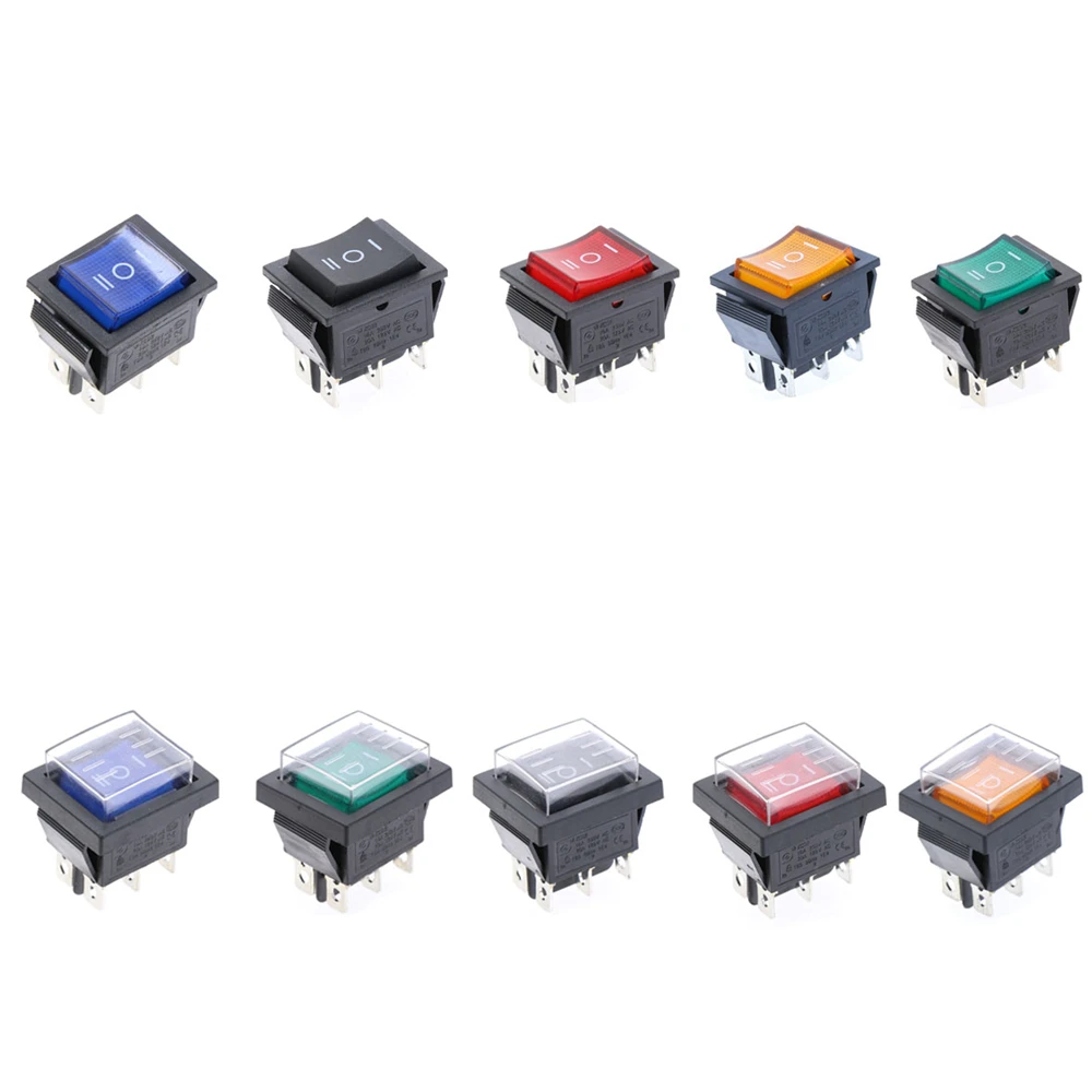 Автомобильная мебель Светодиодная лампа выключатель питания DPDT 6 игла