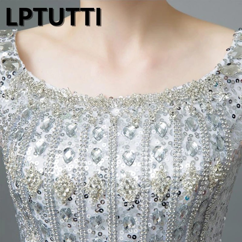 Женское длинное вечернее платье с блестками кристаллами|Вечерние платья| |