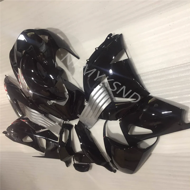 

Горячая Распродажа обтекатель для KAWASAKI ZX14R 2006 2007 2008 2009 2010 ZX-14R 06-11 Черный Серебряный обтекатель для мотоцикла